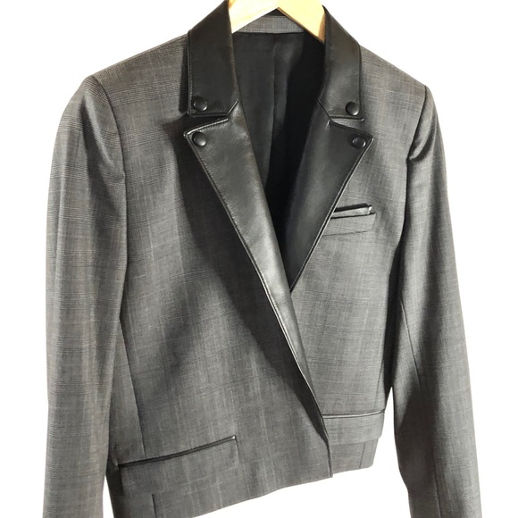 NWT The Kooples Prince De Galles Cropped Blazer - Picture 1 of 16